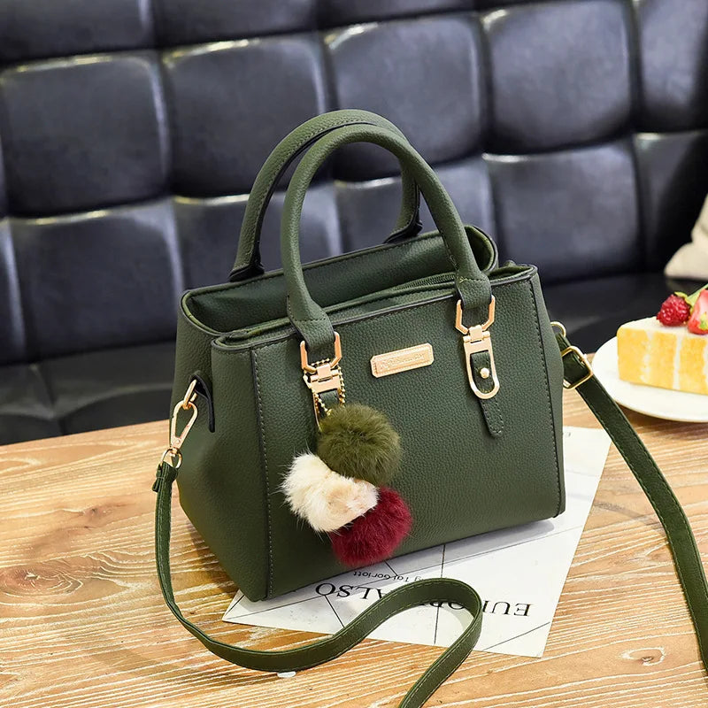 2024 new casual work clothing and shopping multi-purpose hot-selling handbag women's bag fashionable and versatile PU leather...